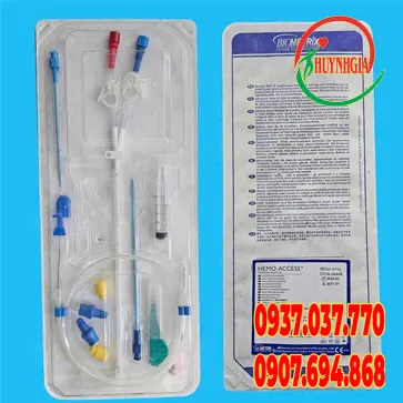 Bộ catheter chạy thận nhân tạo 2 nòng (đường)
