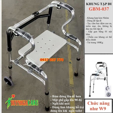 Khung tap di co ghe ngoi gbm 037