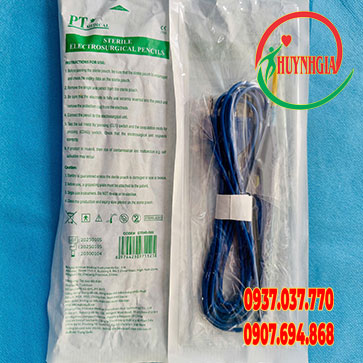 Tay dao đốt điện 3 chân cắm vô khuẩn dùng 1 lần