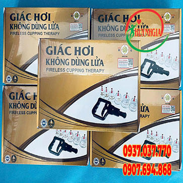 Bộ giác hơi E-6 ly hộp giấy YGH05