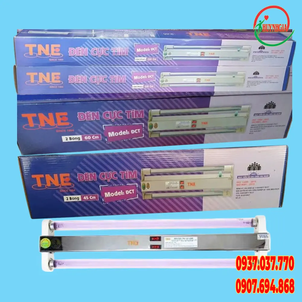 Máng đèn cực tím 2 bóng TNE các cỡ
