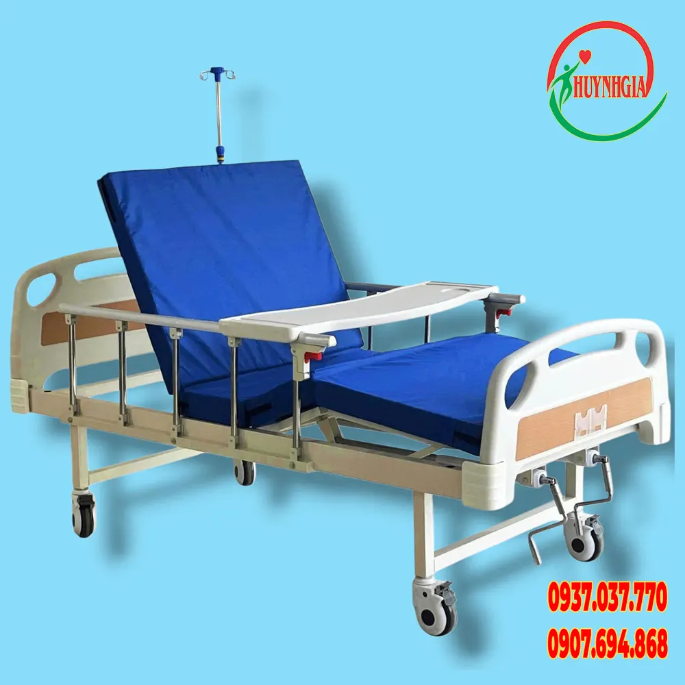 Giường bệnh 02 tay quay SG001B (GBM-093A)