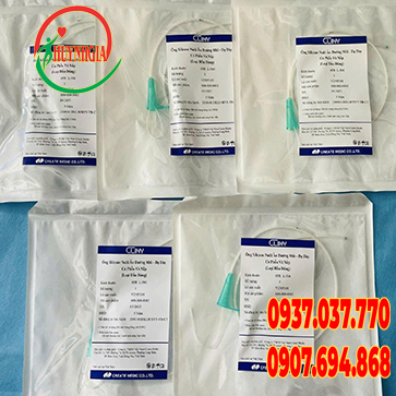 Ống silicone nuôi ăn đường mũi dạ dày cho trẻ sơ sinh
